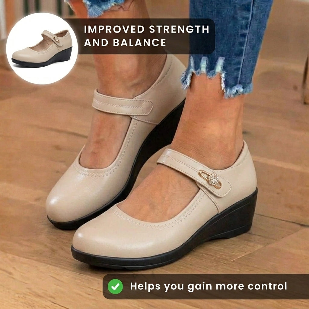 Wunderschön gefertigte orthopädische Ballerinas