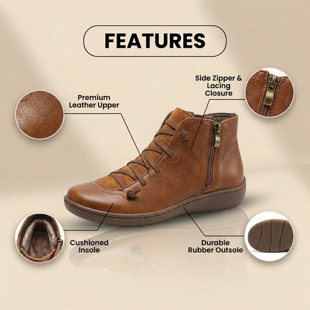 Schicke orthopädische Stiefel mit einzigartigem Design