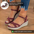 Vintage inspirierte orthopädische Sandalen