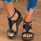 Vintage inspirierte Orthopädische Sandalen