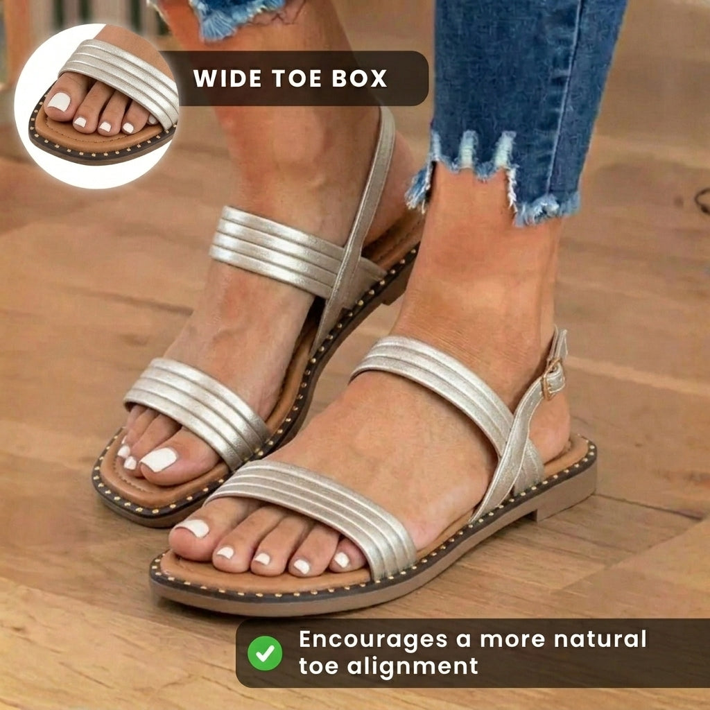 Wunderschön gefertigte orthopädische Sandalen