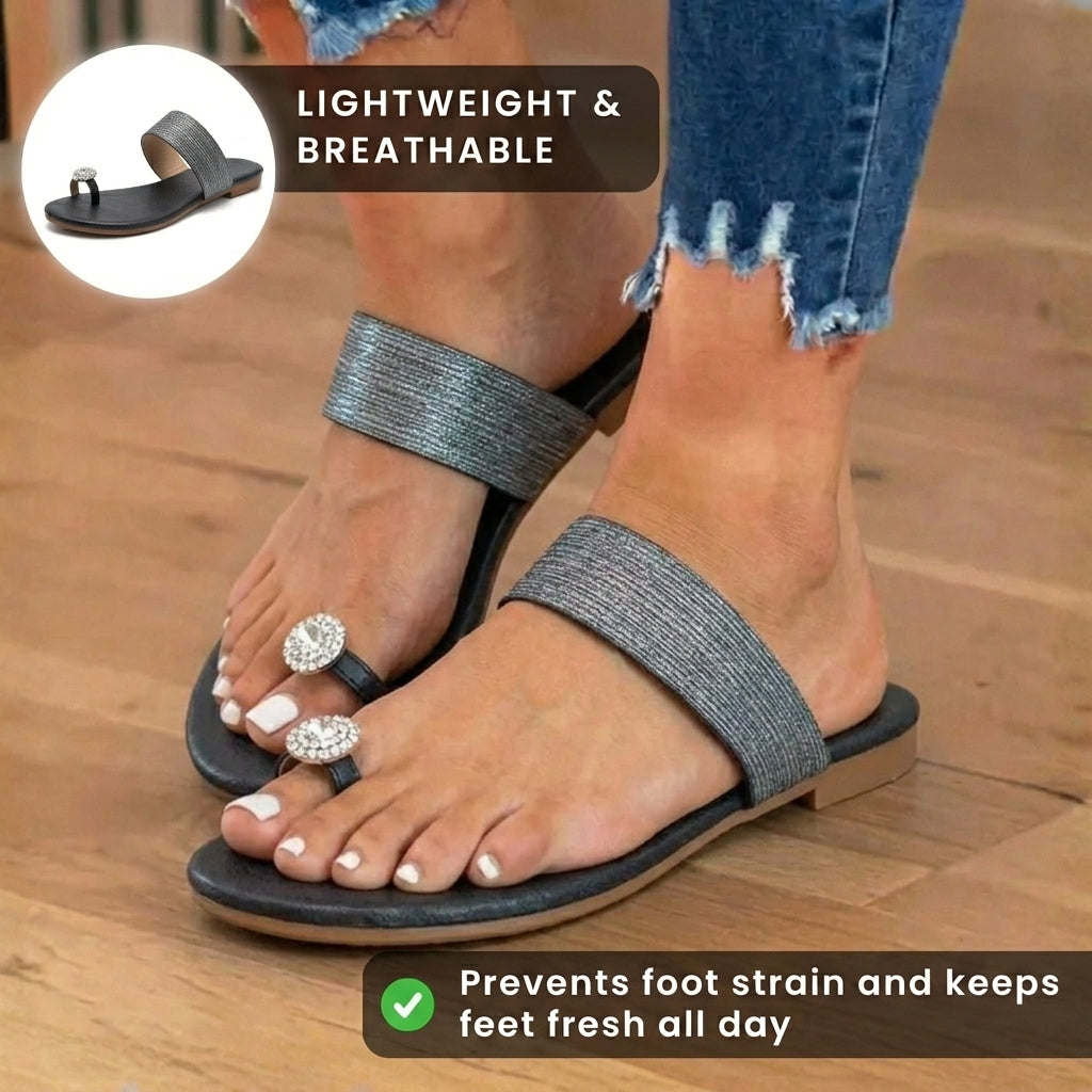 Vintage inspirierte Orthopädische Sandalen