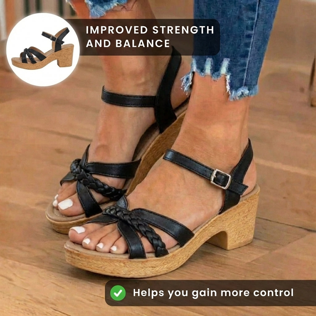 Klassische Orthopädische Sandalen mit zeitlosem Stil