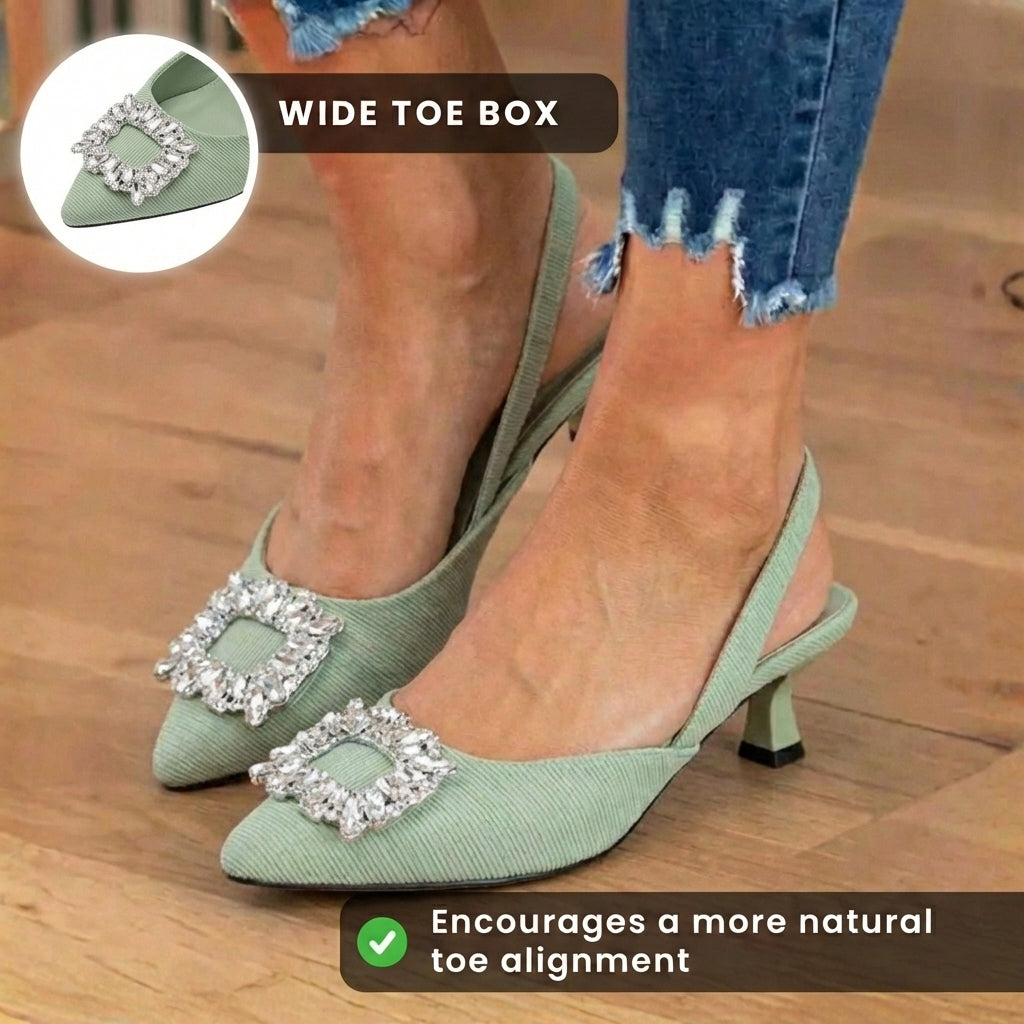 Vintage-inspirierte orthopädische Sandalen