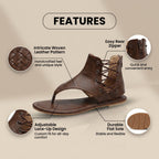Klassische orthopädische Sandalen mit zeitlosem Stil