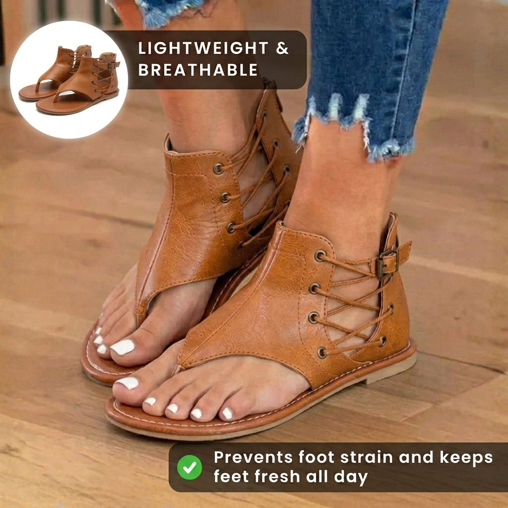 Klassische orthopädische Sandalen mit zeitlosem Stil