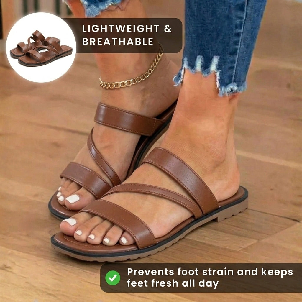 Vintage inspirierte Orthopädische Sandalen