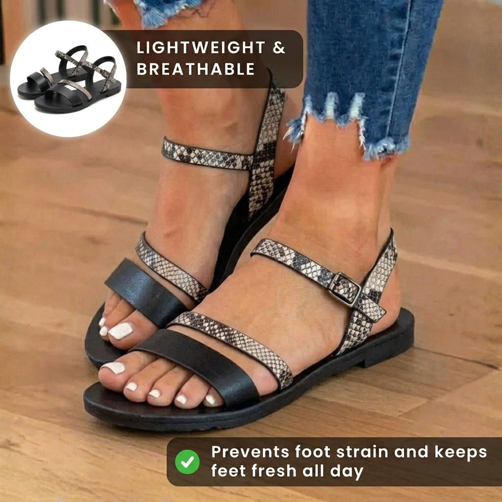 Klassische Orthopädische Sandalen mit zeitlosem Stil