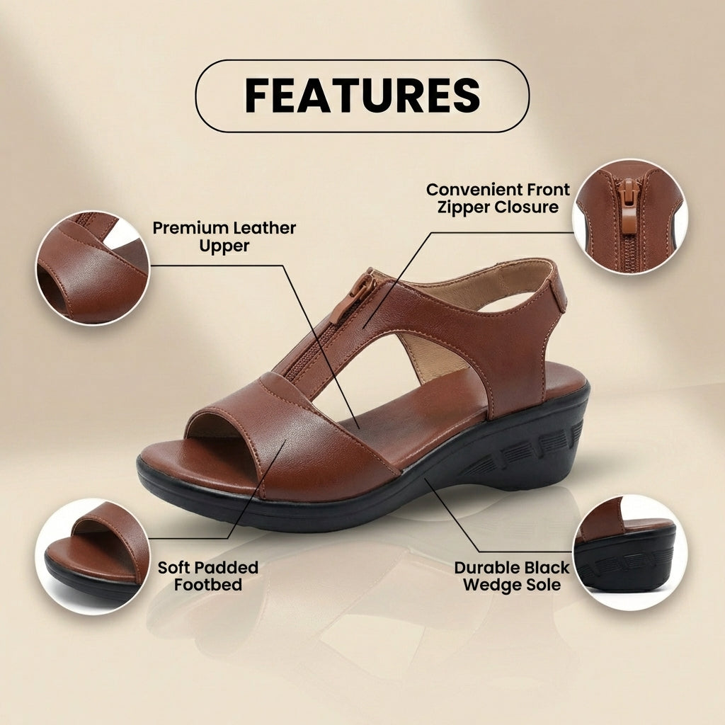 Wunderschön gefertigte orthopädische Sandalen