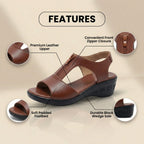 Wunderschön gefertigte orthopädische Sandalen