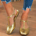 Vintage-inspirierte orthopädische Sandalen