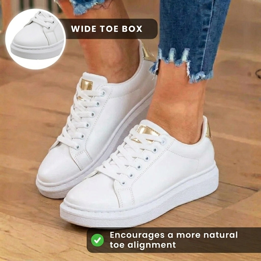 Von Vintage inspirierte orthopädische Ballerinas