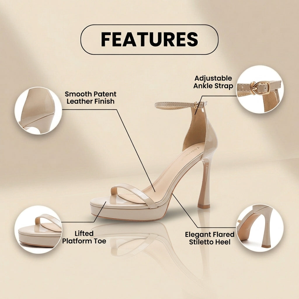 Anmutige Orthopädische Absatzschuhe für modernen Look