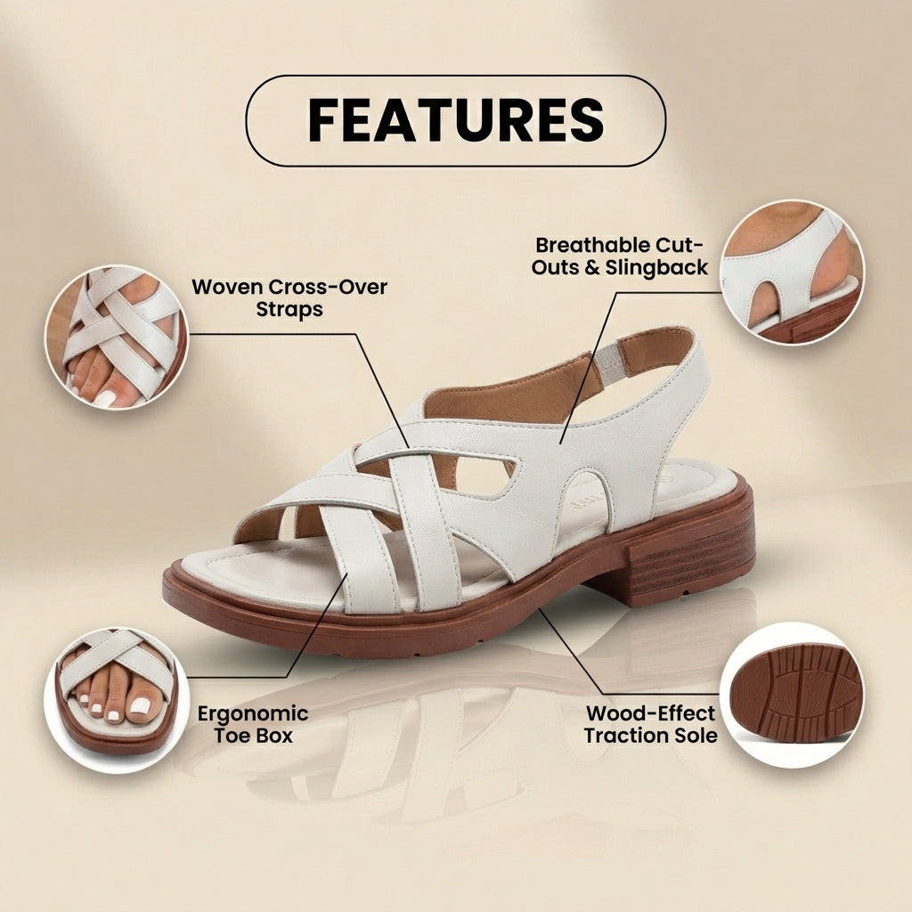 Elegante Orthopädische Sandalen für jeden Schritt
