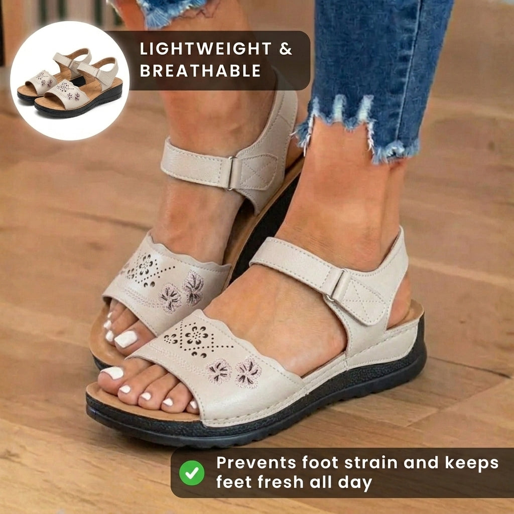 Vintage inspirierte Orthopädische Sandalen