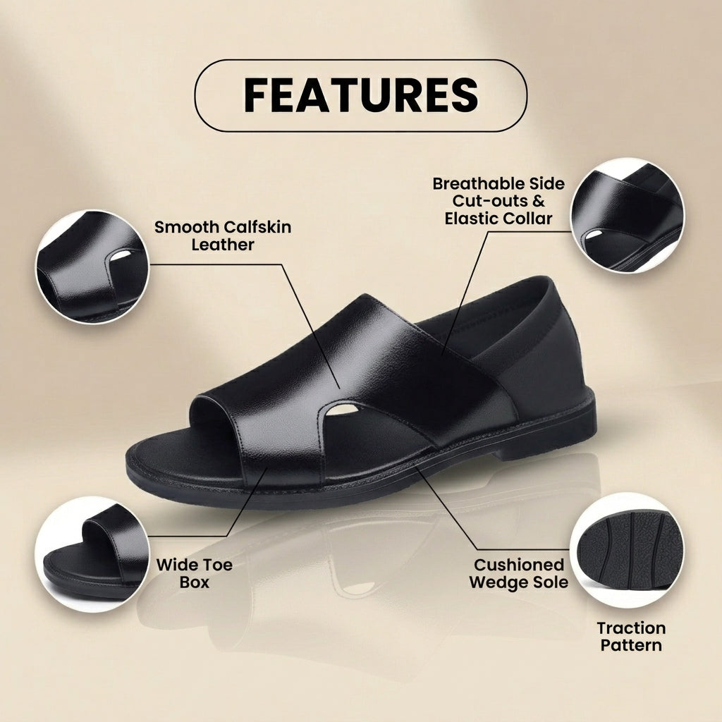 Klassische orthopädische Sandalen mit zeitlosem Stil