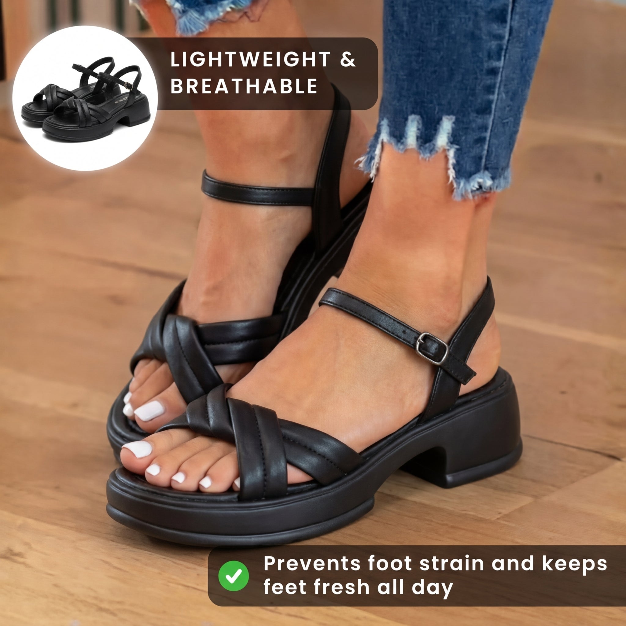 Wunderschön gefertigte orthopädische Sandalen