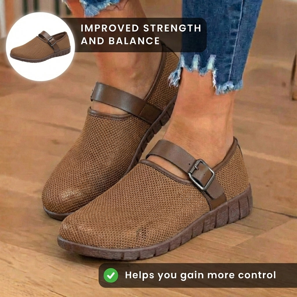 Vintage-inspirierte Orthopädische Sandalen