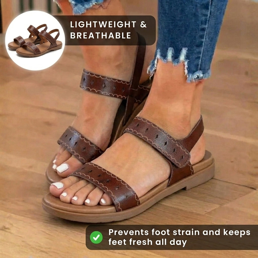 Von Vintage inspirierte orthopädische Sandalen