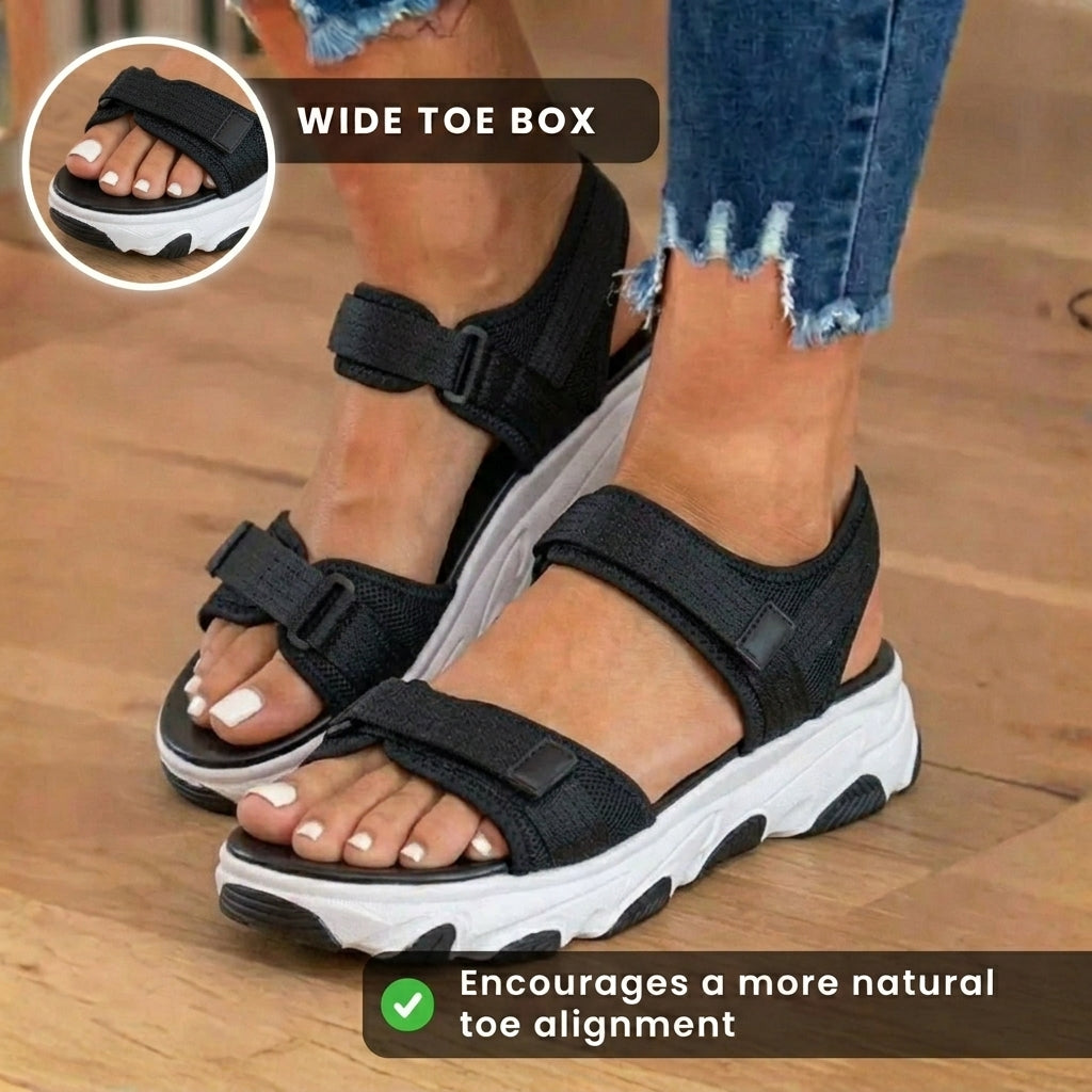 Vintage inspirierte Orthopädische Sandalen