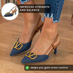 Vintage inspirierte Orthopädische Sandalen