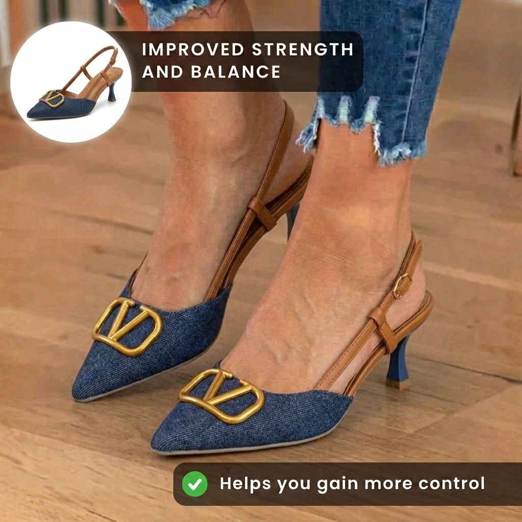 Vintage inspirierte Orthopädische Sandalen