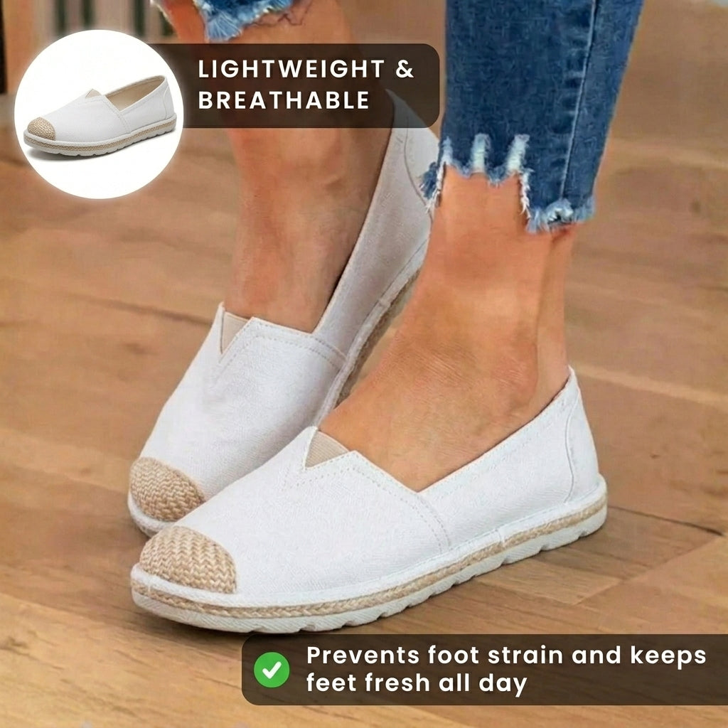 Von Vintage inspirierte orthopädische Ballerinas