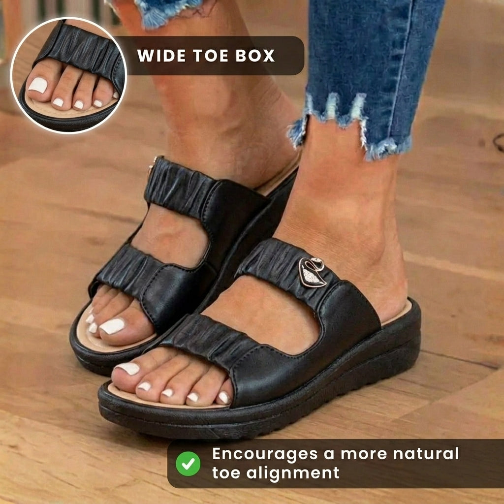 Klassische orthopädische Sandalen mit zeitlosem Stil