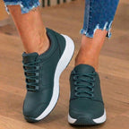 Orthopädische Kunststoff-Athletic-Sneaker - breiter Zehenkasten und Gummisohle