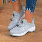 Orthopädische Strick-High-Top-Sneaker - Quick-Lace-System und Rocker-Sohle