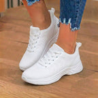 Orthopädische Strick-Athletic-Sneaker - Wellenmuster und gepolsterte Sohle