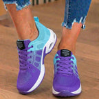 Orthopädische Mesh-Athletic-Sneaker - Farbverlauf und Luftkissen-Sohle