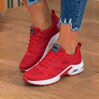 Orthopädische Mesh-Athletic-Sneaker - Farbverlauf und Luftkissen-Sohle