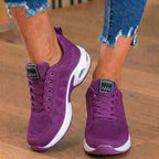 Orthopädische Mesh-Athletic-Sneaker - Farbverlauf und Luftkissen-Sohle