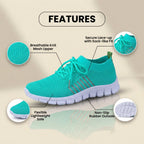 Orthopädische Strick-Sneaker - atmungsaktives Mesh-Design und Slip-On-Komfort