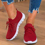 Orthopädische Strick-Sneaker - atmungsaktives Mesh-Design und Slip-On-Komfort