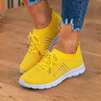 Orthopädische Strick-Sneaker - atmungsaktives Mesh-Design und Slip-On-Komfort