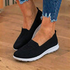 Orthopädische Mesh-Slip-On-Loafer - atmungsaktives Strickoberteile und leichte Sohle