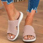 Orthopädische Strickslides - breites Ausschnittsband-Design und atmungsaktive Mesh-Konstruktion