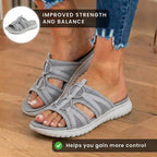 Orthopädische Mesh-Sport-Sandalen - Athletic-Cage-Design und verstellbarer Bungee-Verschluss