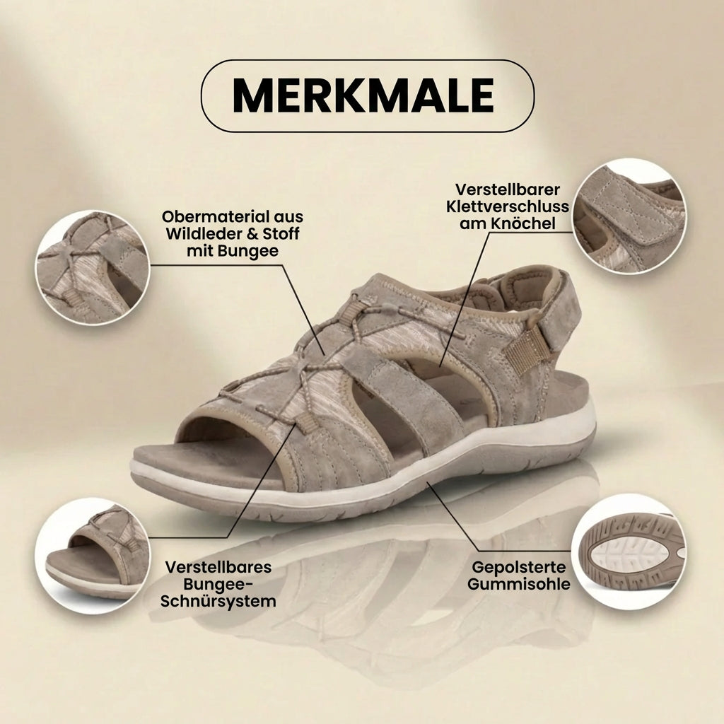 Orthopädische Sport-Mesh-Sandalen - Multi-Riemen verstellb