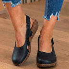 Orthopädische Leder-Spitzenschuhe - Seitlicher Ausschnitt-Detail
