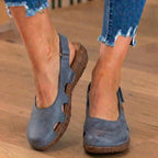 Orthopädische Leder-Spitzenschuhe - Seitlicher Ausschnitt-Detail