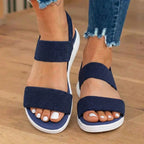 Orthopädische Mesh-Sport-Rocker-Sandalen - Slip-On-Elastische Riemen