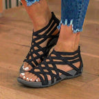 Orthopädische Gladiator-Sandalen - Multi-Riemen-Knöcheldesign
