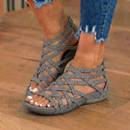 Orthopädische Gladiator-Sandalen - Multi-Riemen-Knöcheldesign