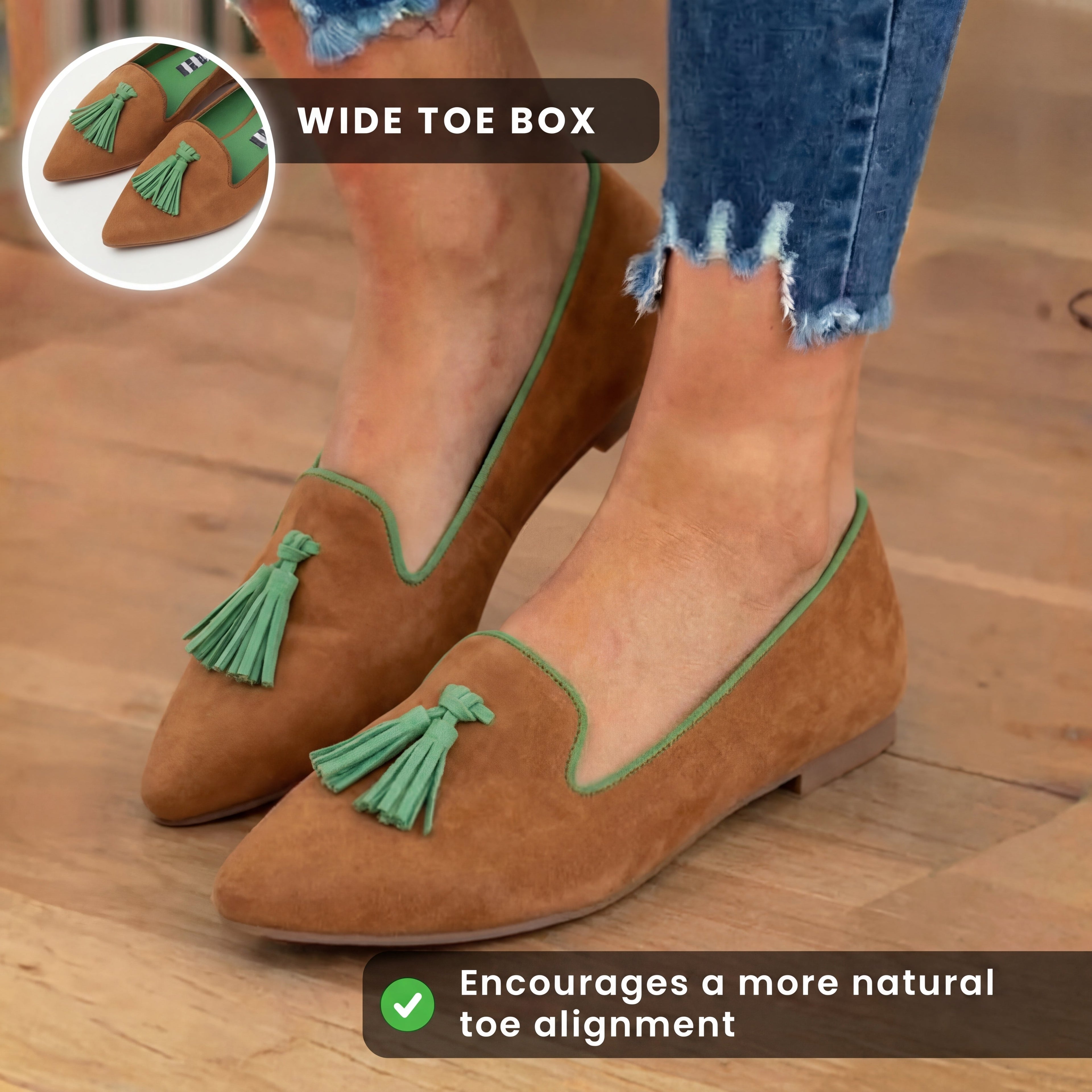 Anmutige orthopädische Sandalen für einen modernen Look
