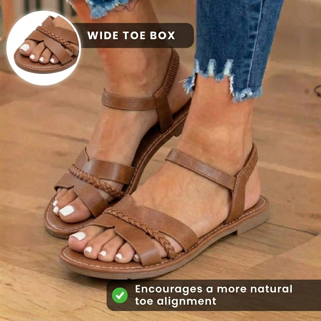 Wunderschön gefertigte orthopädische Sandalen