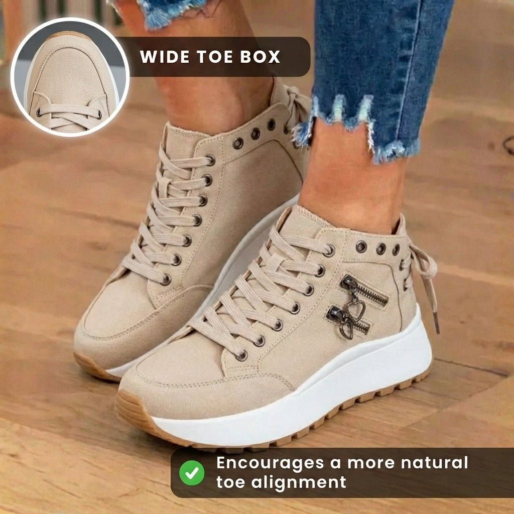 Vintage inspirierte orthopädische Sneaker
