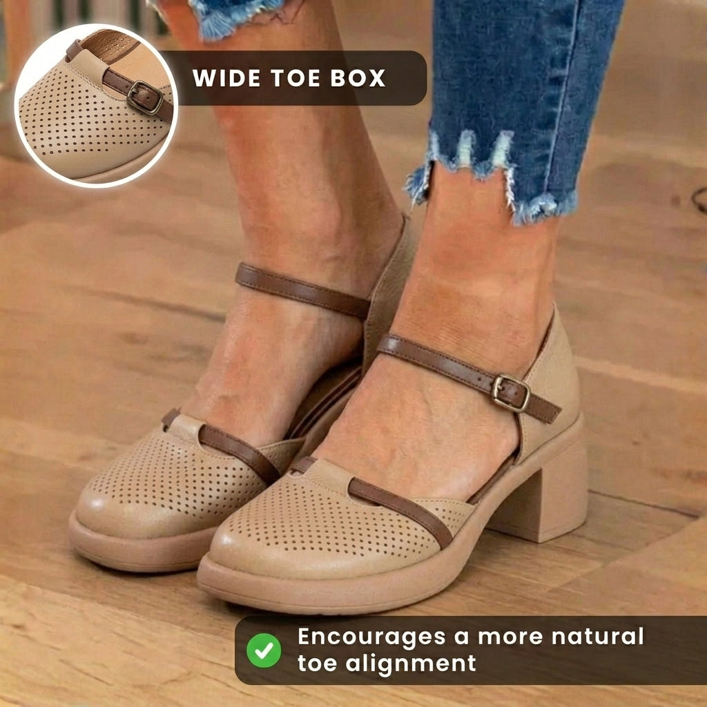 Klassische Orthopädische Absatzschuhe mit zeitlosem Stil